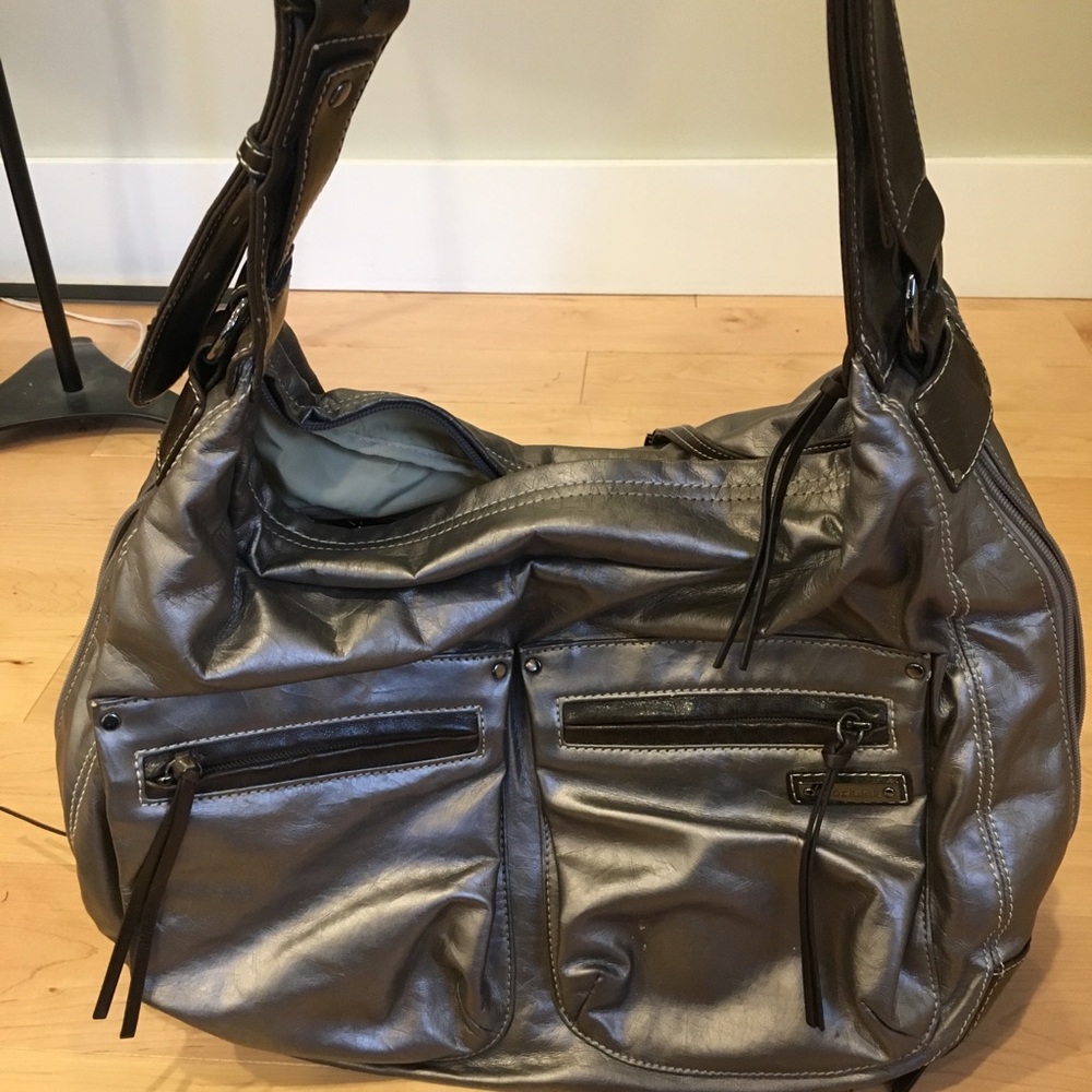 Storksak London diaper bag.